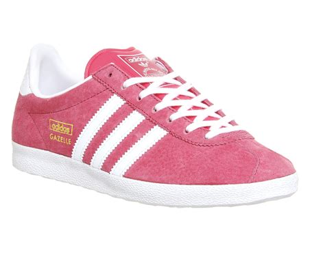 bright pink adidas gazelle